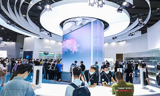 建博會首日Imk体育-MKsports官网3D全息科技展館驚艷亮相，智簡生活，即刻體驗！